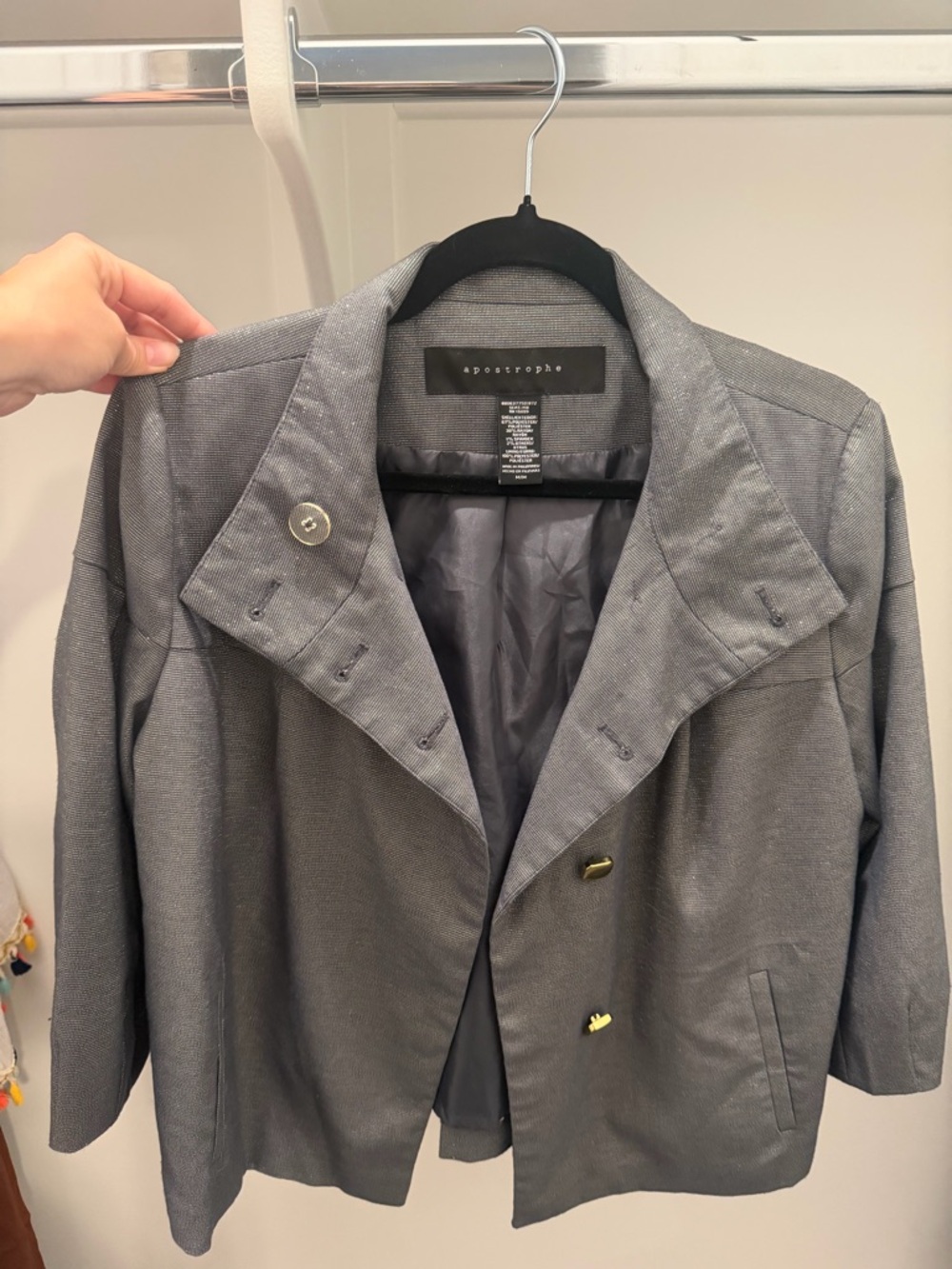 Apostrophe Quarter Sleeve Jacket~ Size M